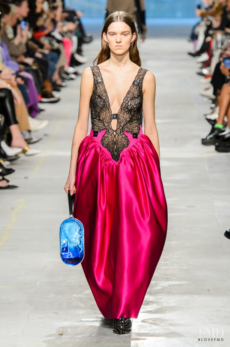 Hannah Cottam featured in  the Christopher Kane fashion show for Autumn/Winter 2019