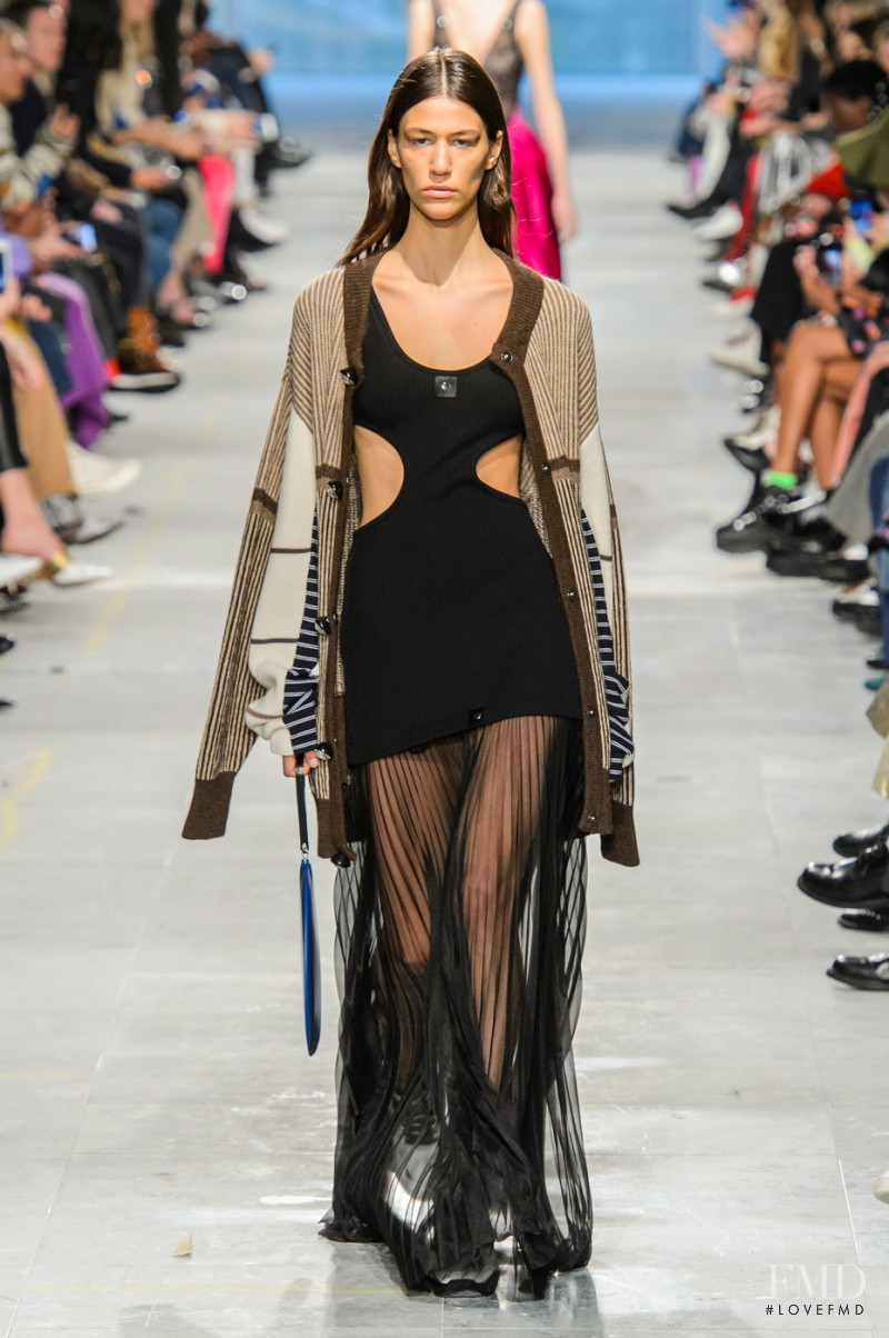 Pilar Boeris featured in  the Christopher Kane fashion show for Autumn/Winter 2019