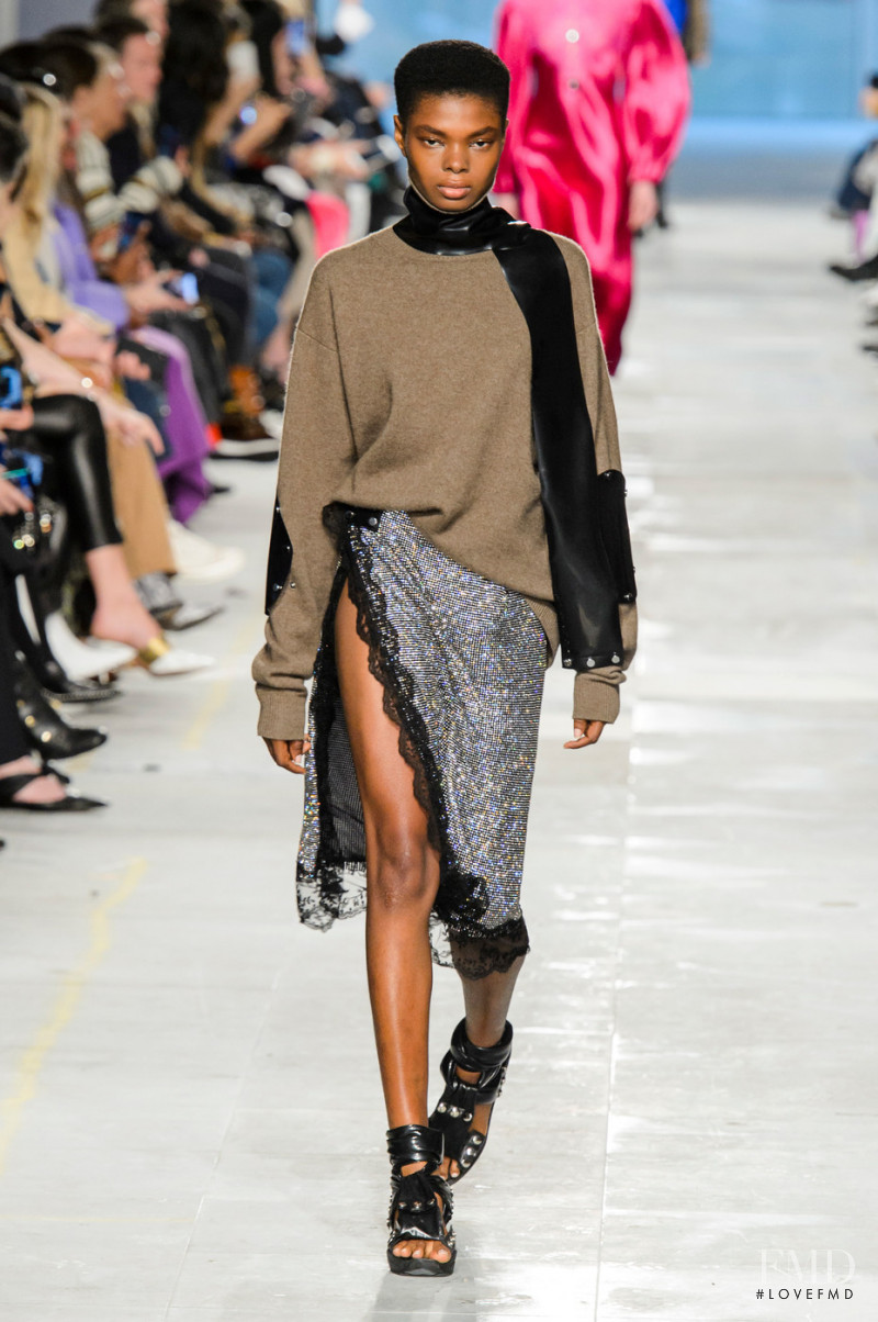 Alexzandra Patrick featured in  the Christopher Kane fashion show for Autumn/Winter 2019