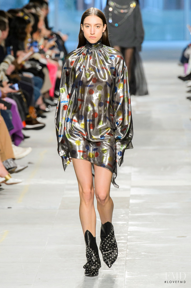 Sofia Madjarova featured in  the Christopher Kane fashion show for Autumn/Winter 2019