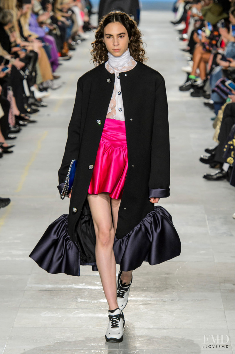 Sarah Emerson Lang featured in  the Christopher Kane fashion show for Autumn/Winter 2019