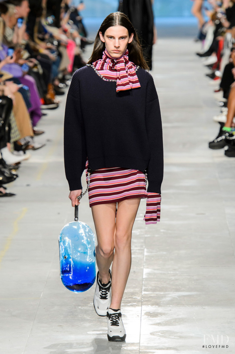 Cyrielle Lalande featured in  the Christopher Kane fashion show for Autumn/Winter 2019