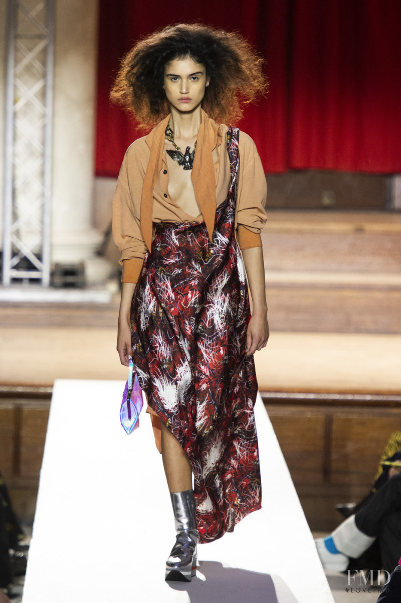 Claudia Martin featured in  the Vivienne Westwood fashion show for Autumn/Winter 2019