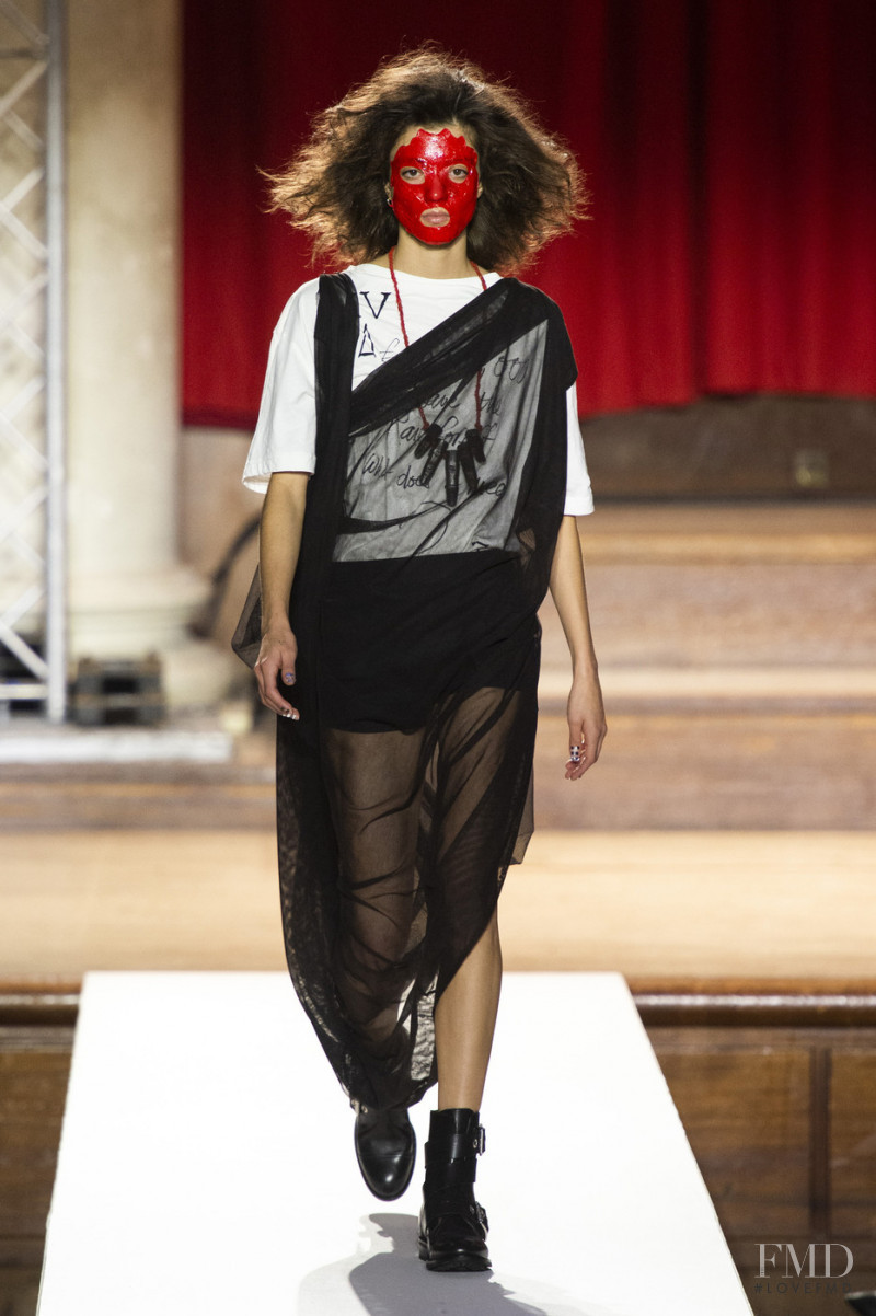 Daira Da Silva Pinto featured in  the Vivienne Westwood fashion show for Autumn/Winter 2019
