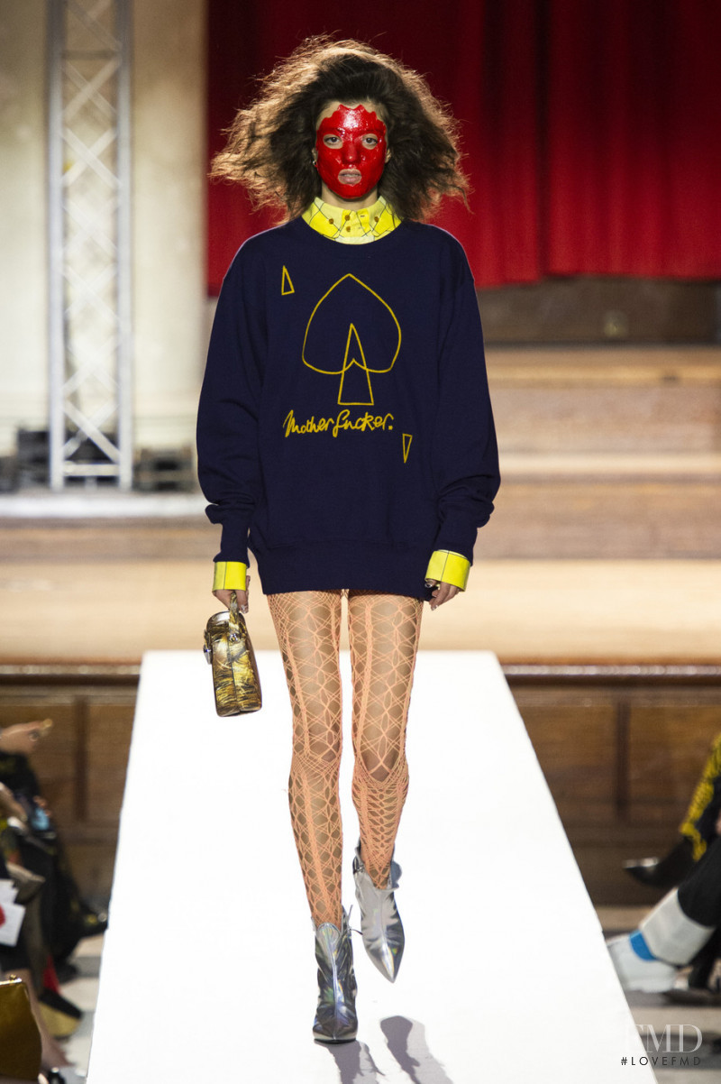 Daira Da Silva Pinto featured in  the Vivienne Westwood fashion show for Autumn/Winter 2019