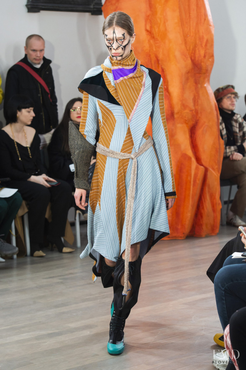 Tanya Katysheva featured in  the Kiko Kostadinov fashion show for Autumn/Winter 2019
