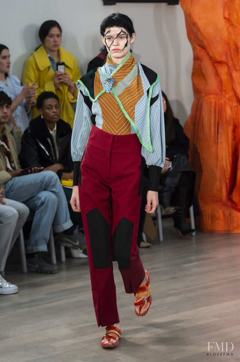 Hannah Elyse featured in  the Kiko Kostadinov fashion show for Autumn/Winter 2019