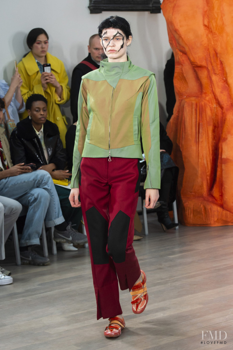 Hannah Elyse featured in  the Kiko Kostadinov fashion show for Autumn/Winter 2019