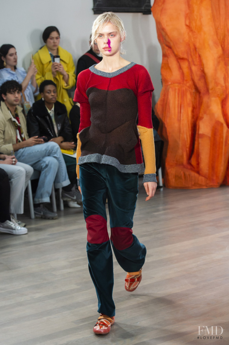 Ulrikke Lundsgaard featured in  the Kiko Kostadinov fashion show for Autumn/Winter 2019