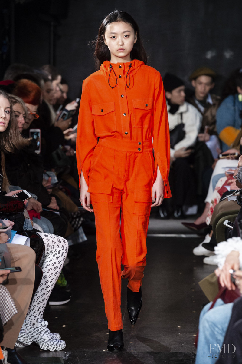 Xu Jing featured in  the Eudon Choi fashion show for Autumn/Winter 2019