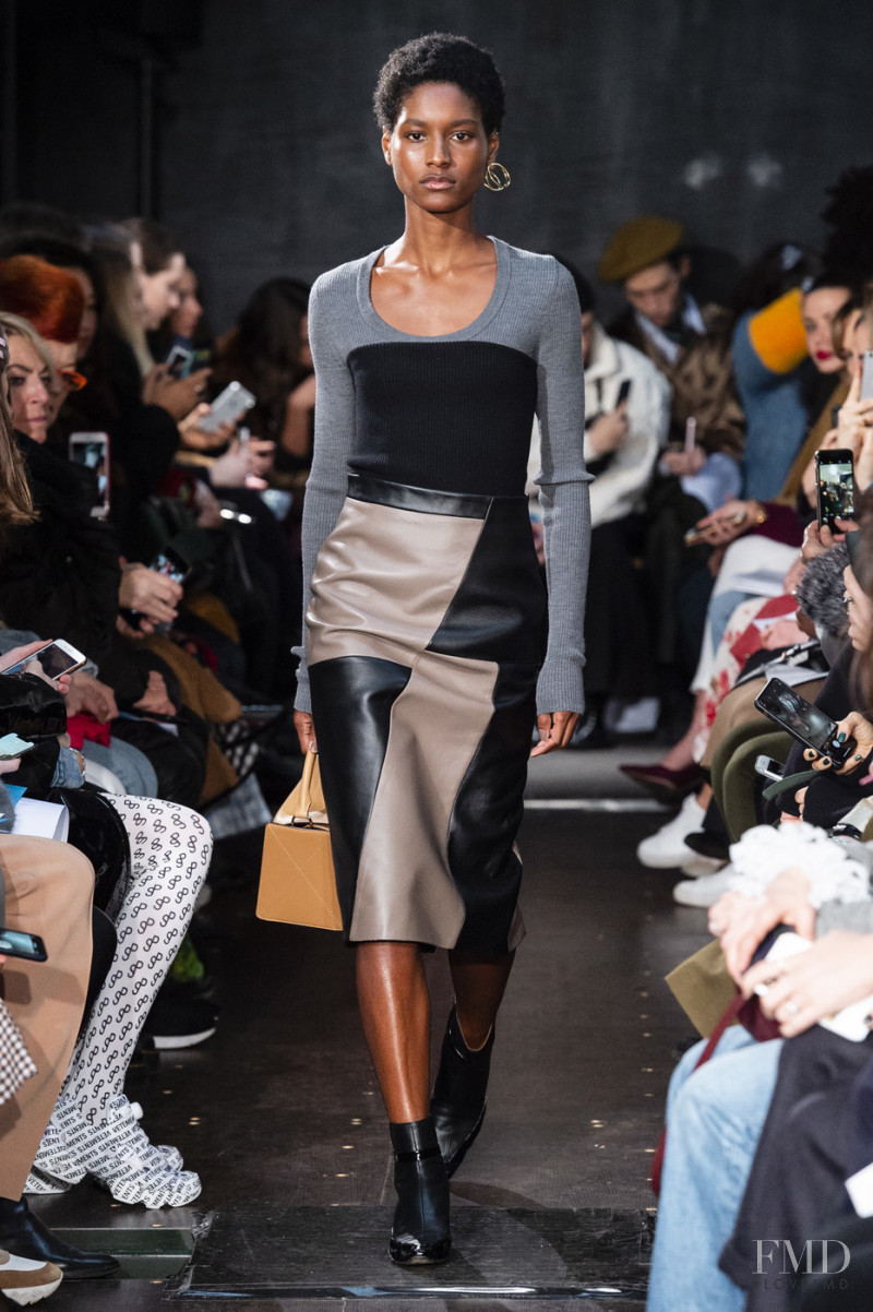 Aurelie Giraud featured in  the Eudon Choi fashion show for Autumn/Winter 2019