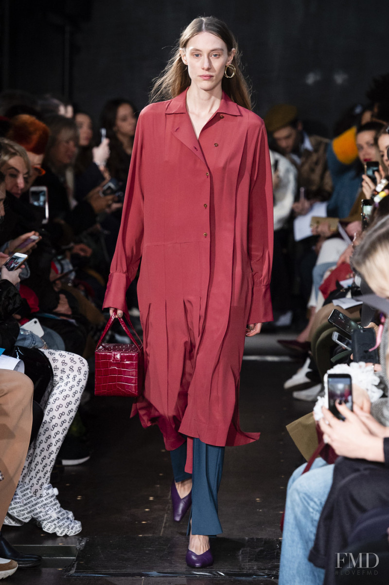 Ellinor Arveryd featured in  the Eudon Choi fashion show for Autumn/Winter 2019