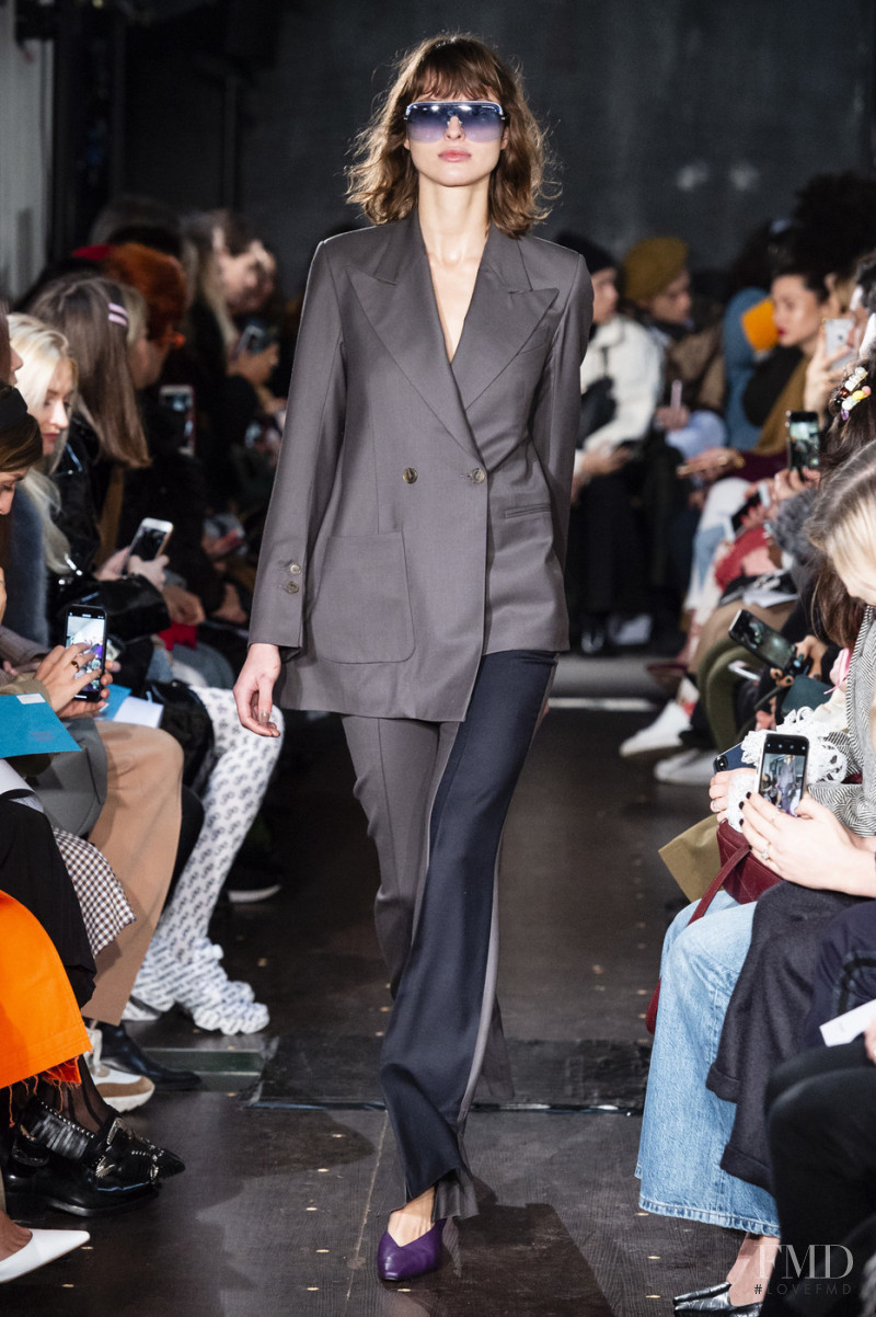Simone Doreleijers featured in  the Eudon Choi fashion show for Autumn/Winter 2019