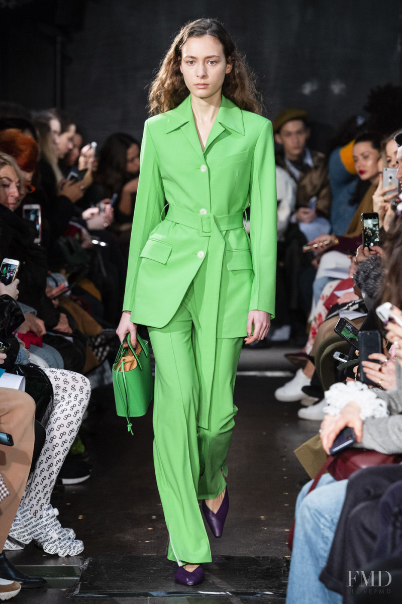 Lucie Morat featured in  the Eudon Choi fashion show for Autumn/Winter 2019