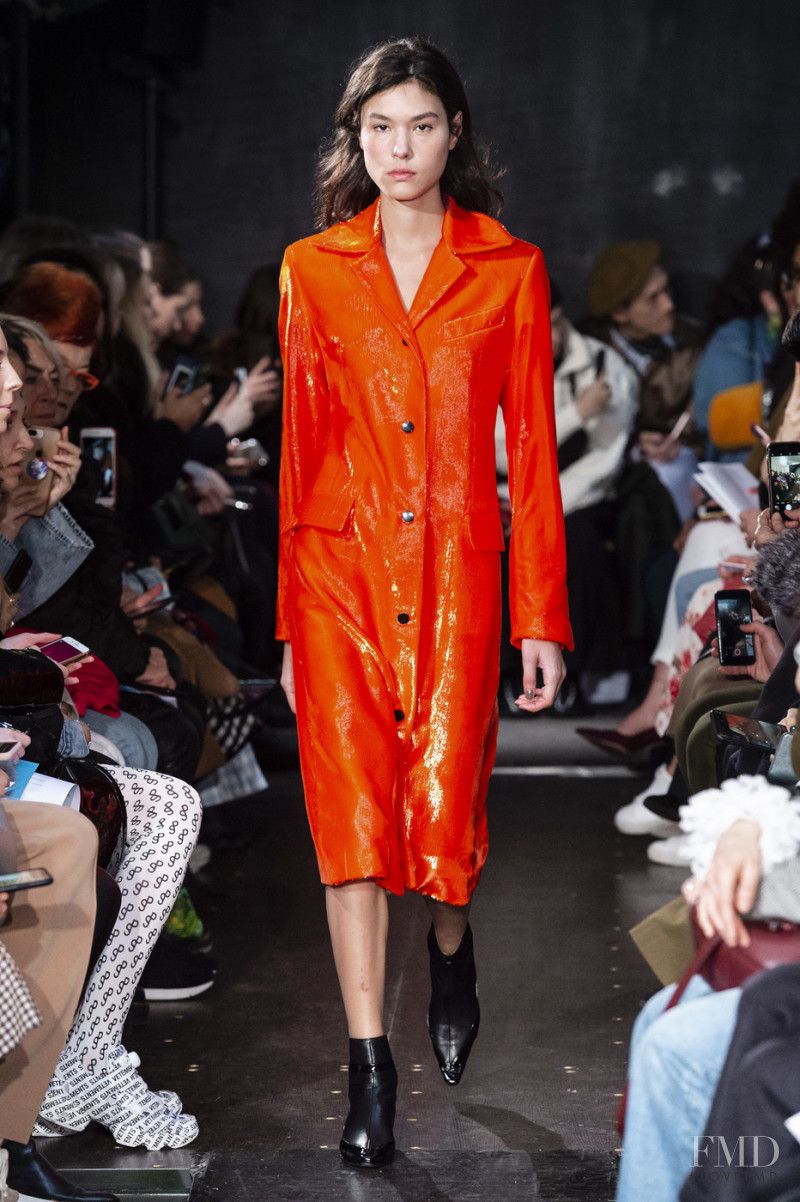 Angelica Erthal featured in  the Eudon Choi fashion show for Autumn/Winter 2019