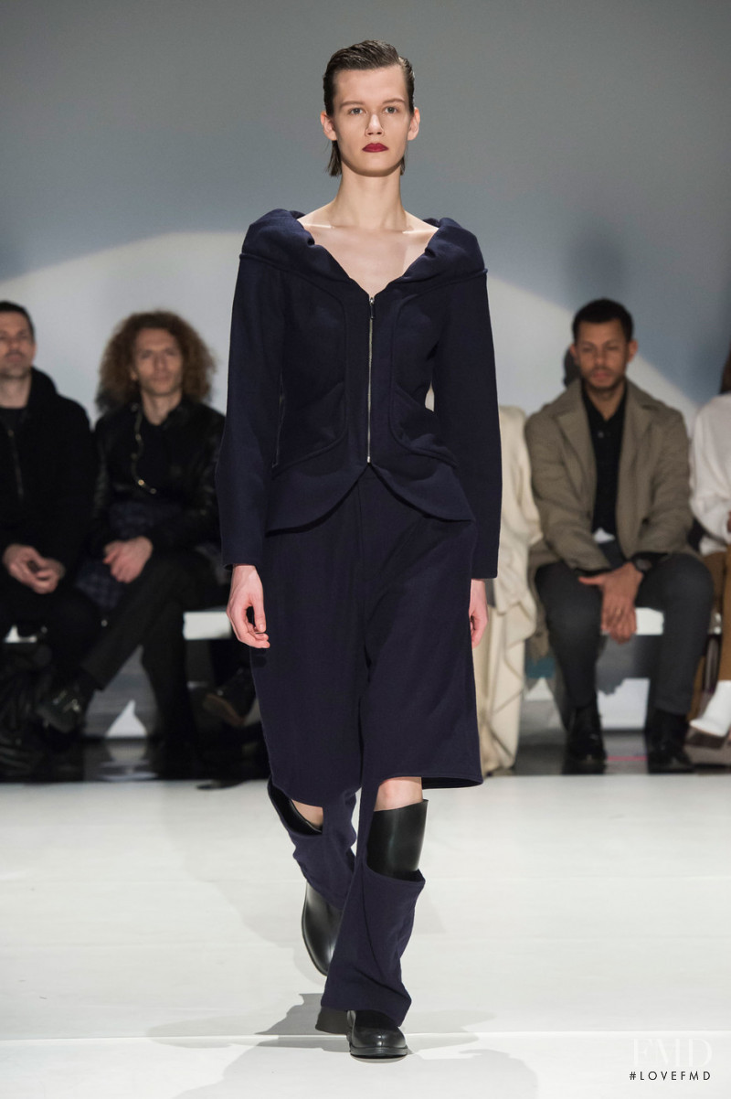 Daniela Kocianova featured in  the Hussein Chalayan fashion show for Autumn/Winter 2019