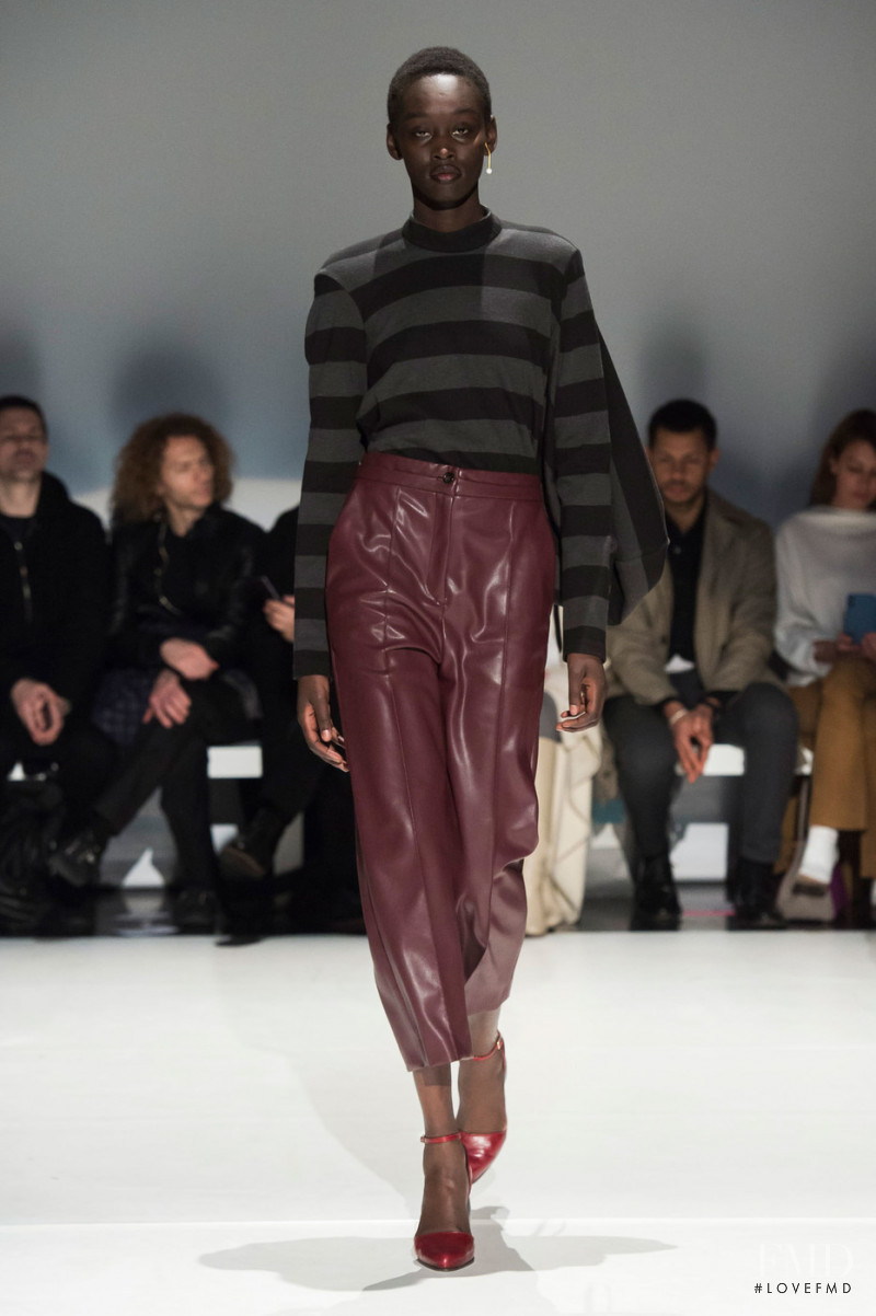 Sabah Koj featured in  the Hussein Chalayan fashion show for Autumn/Winter 2019