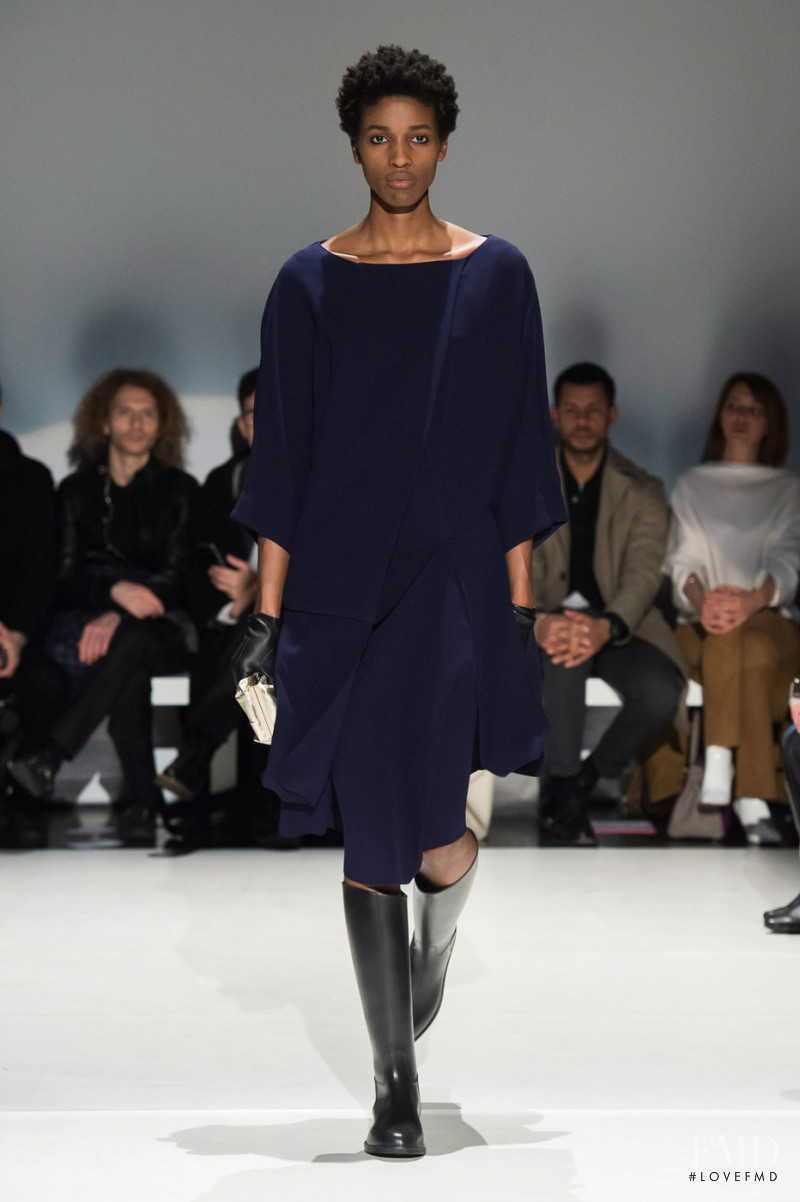 Kathia Nseke featured in  the Hussein Chalayan fashion show for Autumn/Winter 2019