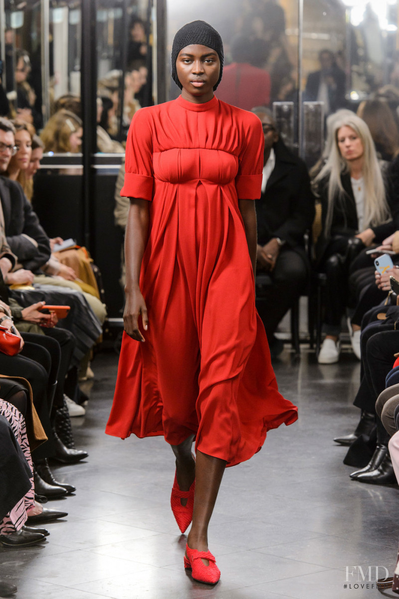 Ibukun Sammy featured in  the Emilia Wickstead fashion show for Autumn/Winter 2019