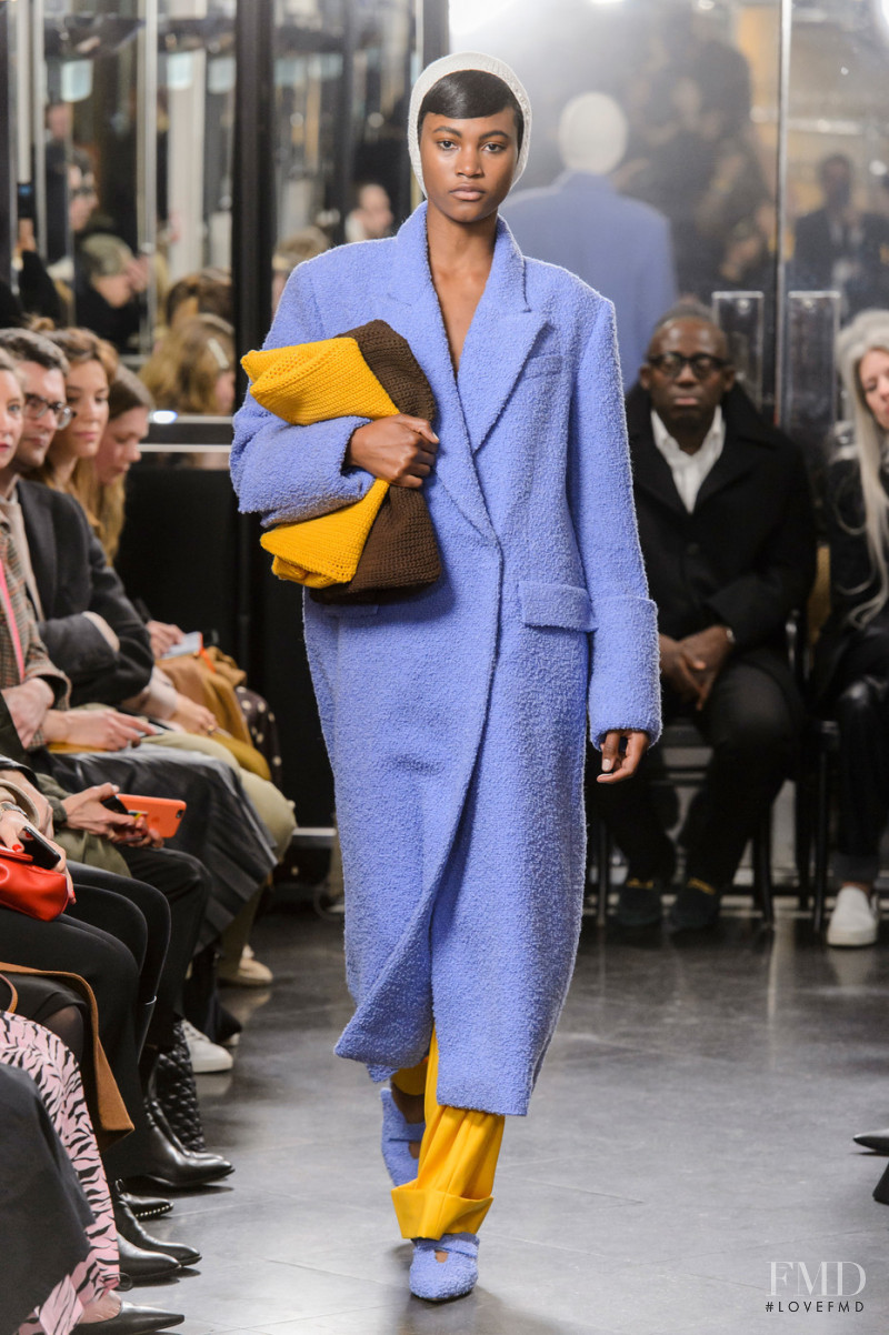 Ruth Akele Ayodele featured in  the Emilia Wickstead fashion show for Autumn/Winter 2019