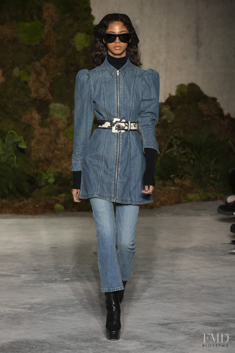 Rocio Marconi featured in  the Alexa Chung fashion show for Autumn/Winter 2019