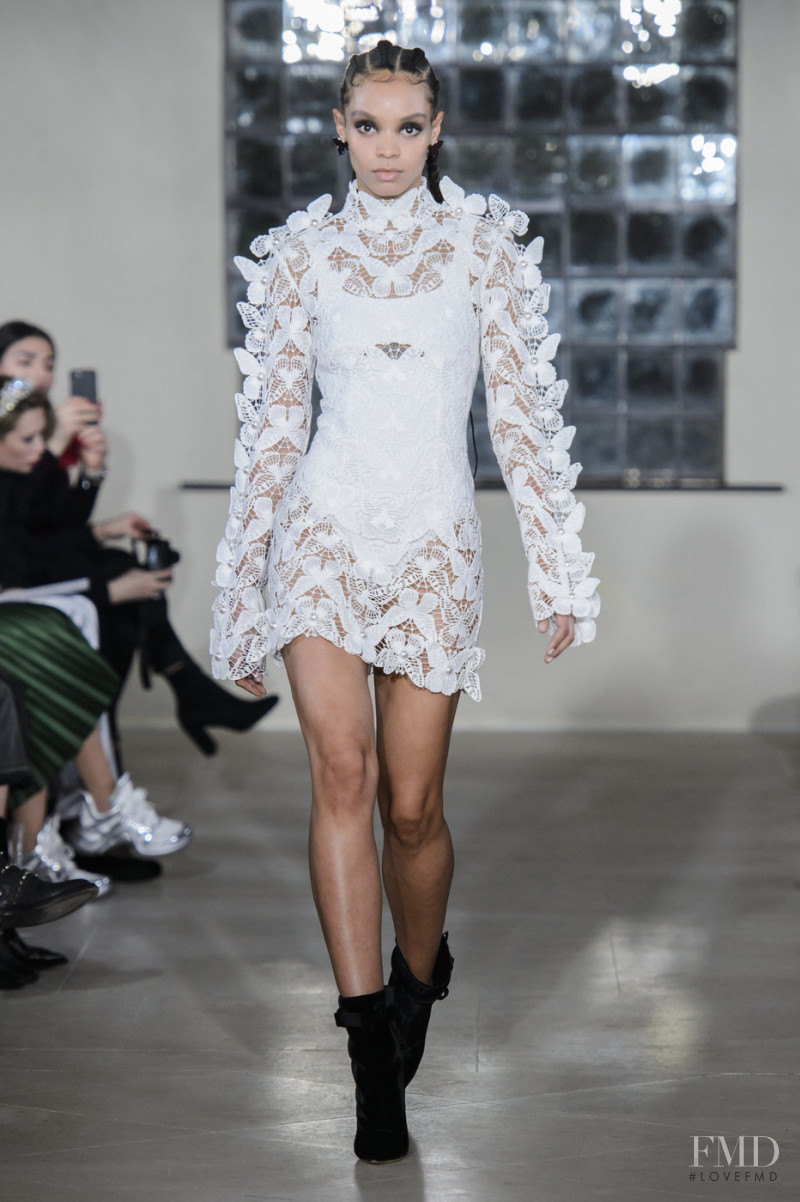 Akira Reid featured in  the David Koma fashion show for Autumn/Winter 2019