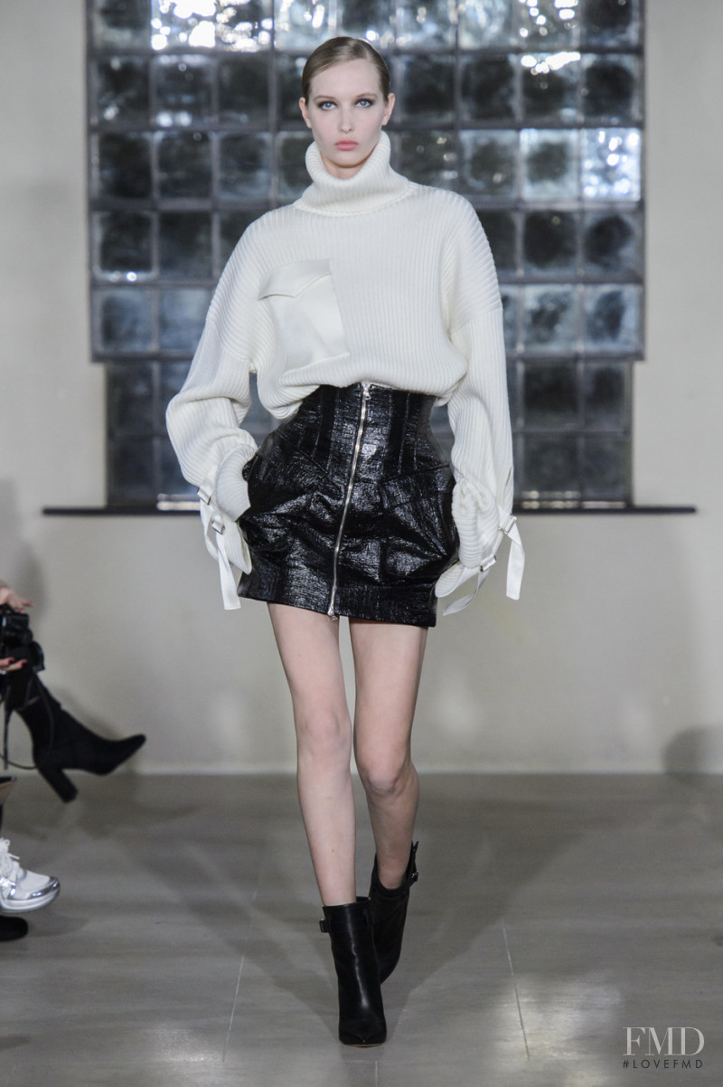 Kateryna Zub featured in  the David Koma fashion show for Autumn/Winter 2019