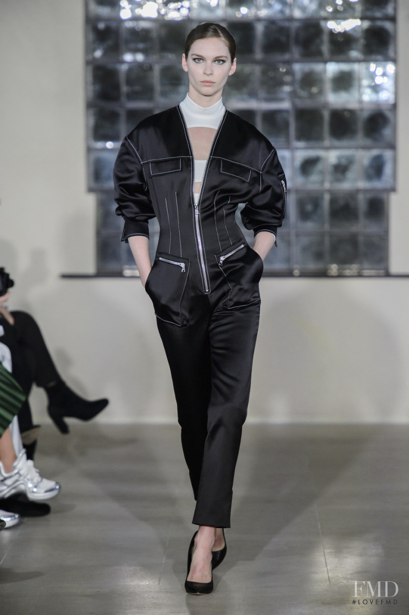 Breck Gambill featured in  the David Koma fashion show for Autumn/Winter 2019