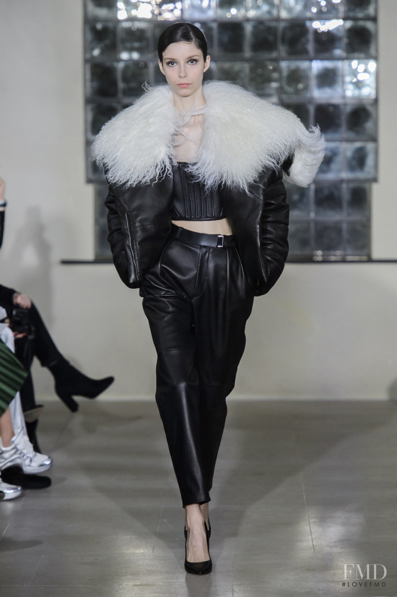 Manuela Miloqui featured in  the David Koma fashion show for Autumn/Winter 2019