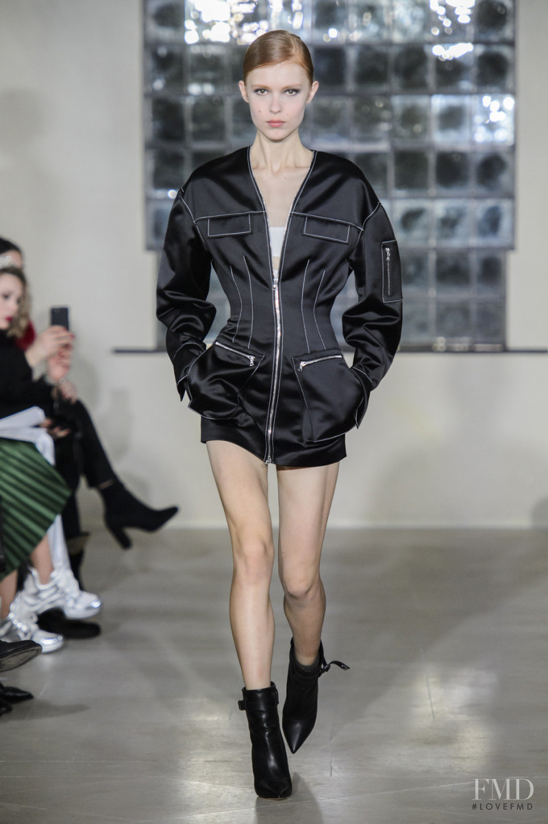 Yeva Podurian featured in  the David Koma fashion show for Autumn/Winter 2019