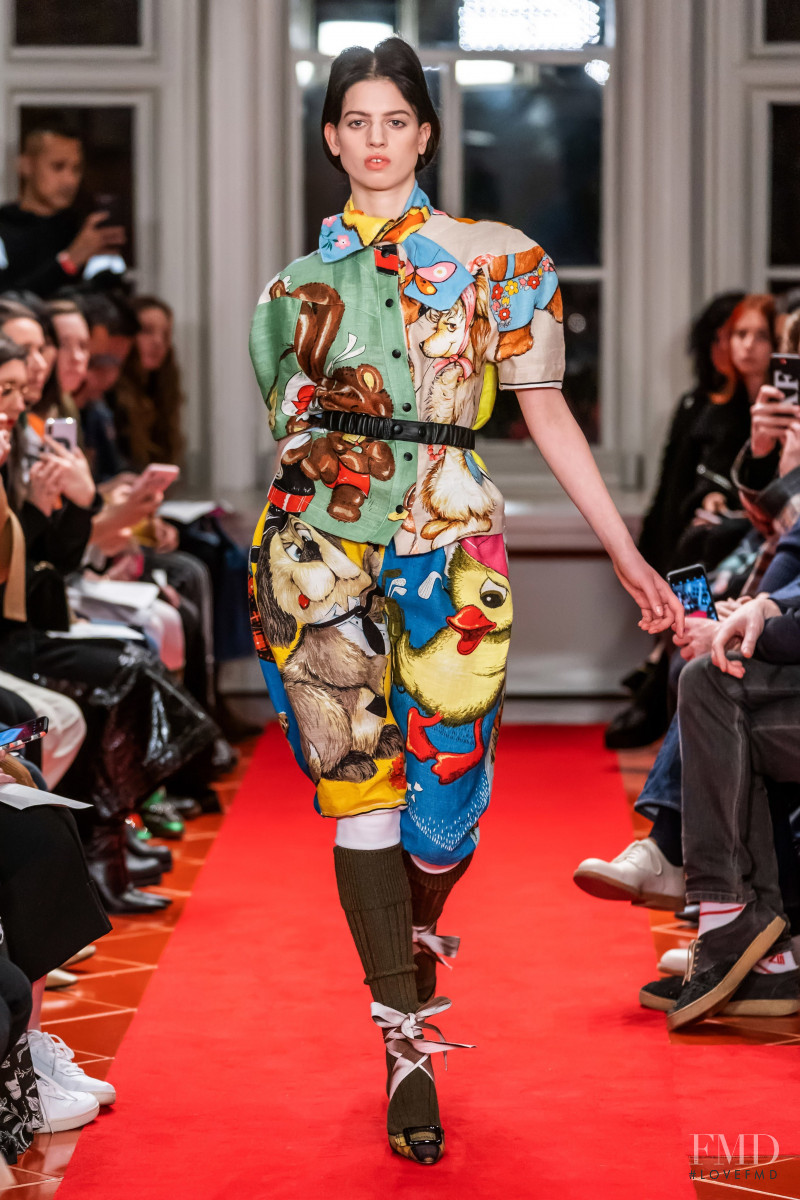 Lily McMenamy featured in  the Symonds Pearmain fashion show for Autumn/Winter 2019