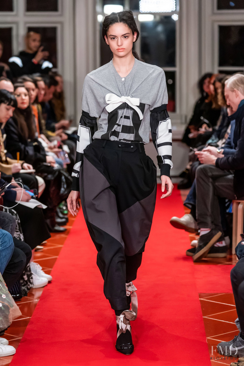 Nikki Vonsee featured in  the Symonds Pearmain fashion show for Autumn/Winter 2019