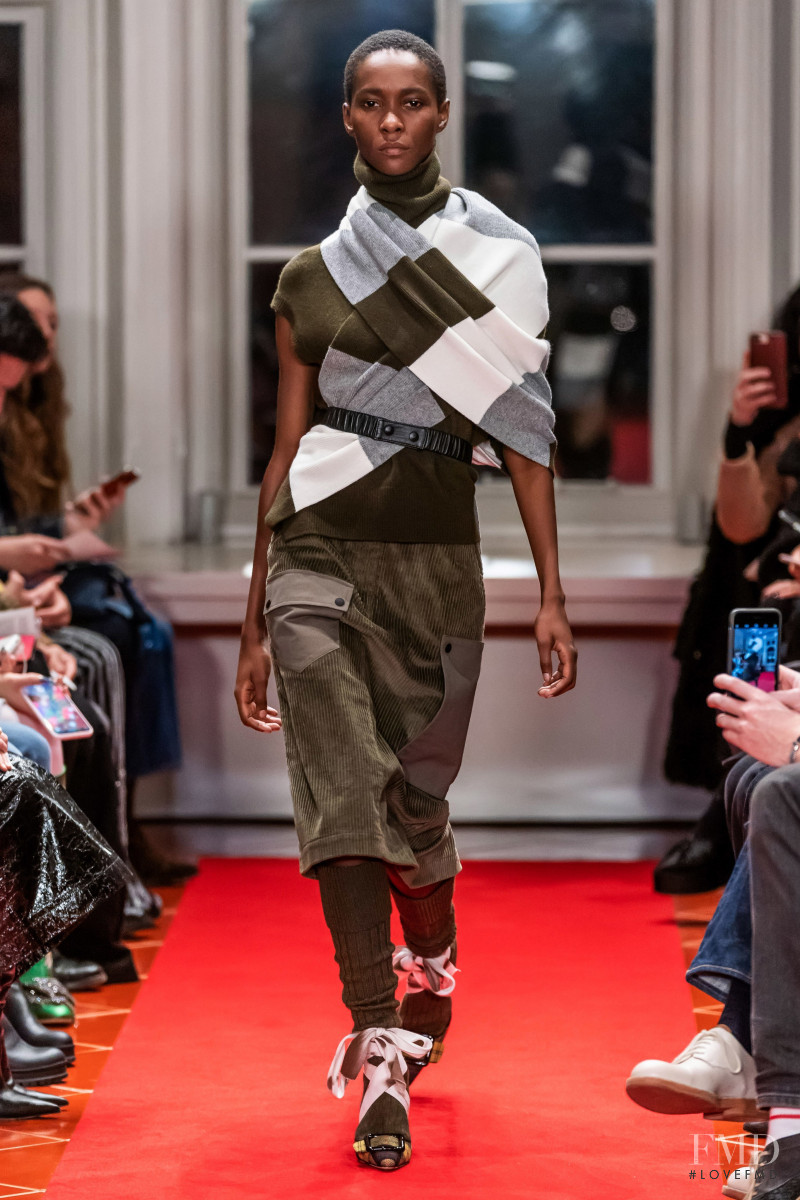 Mahany Pery featured in  the Symonds Pearmain fashion show for Autumn/Winter 2019