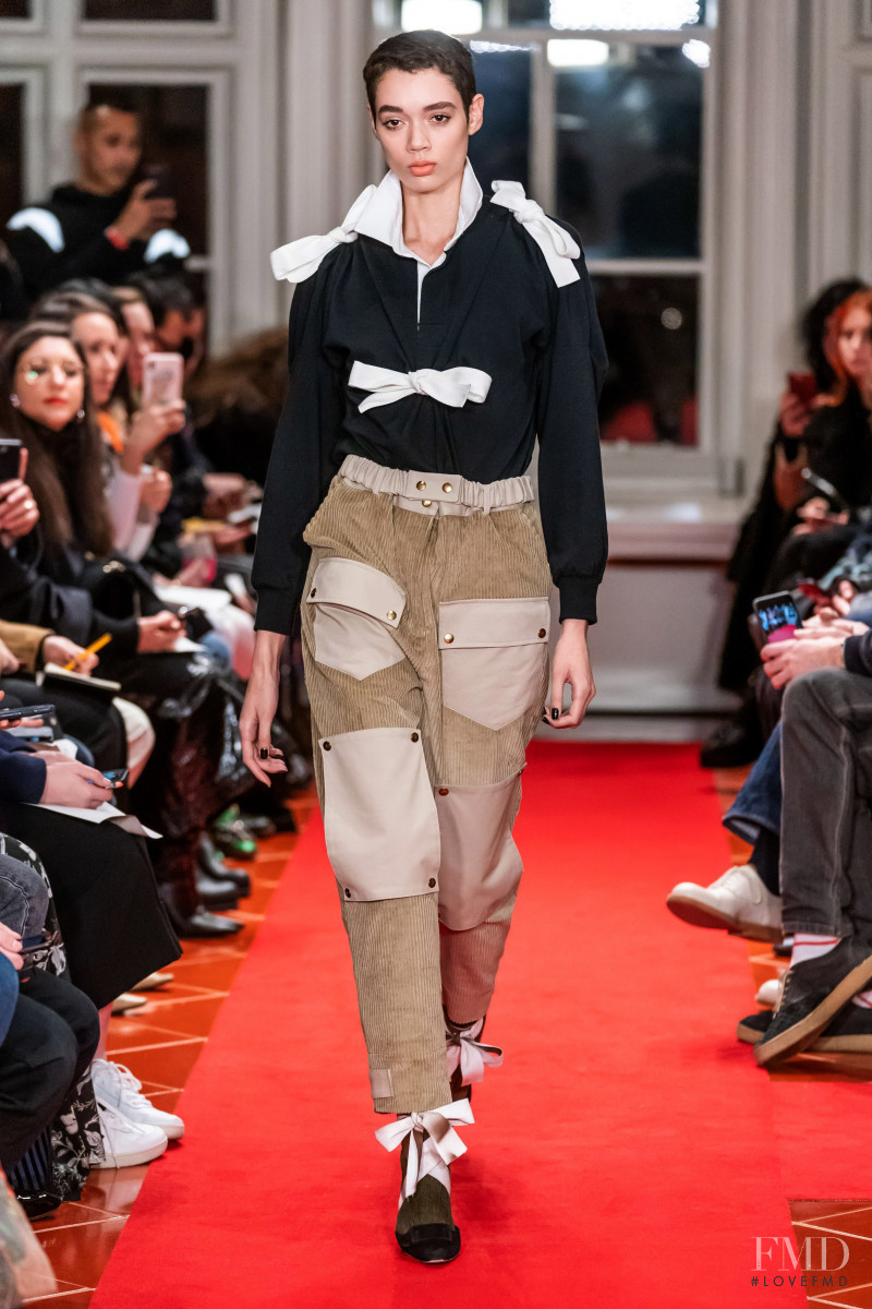 Brynn Bonner featured in  the Symonds Pearmain fashion show for Autumn/Winter 2019