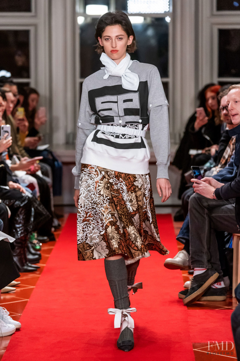 Amber Witcomb featured in  the Symonds Pearmain fashion show for Autumn/Winter 2019