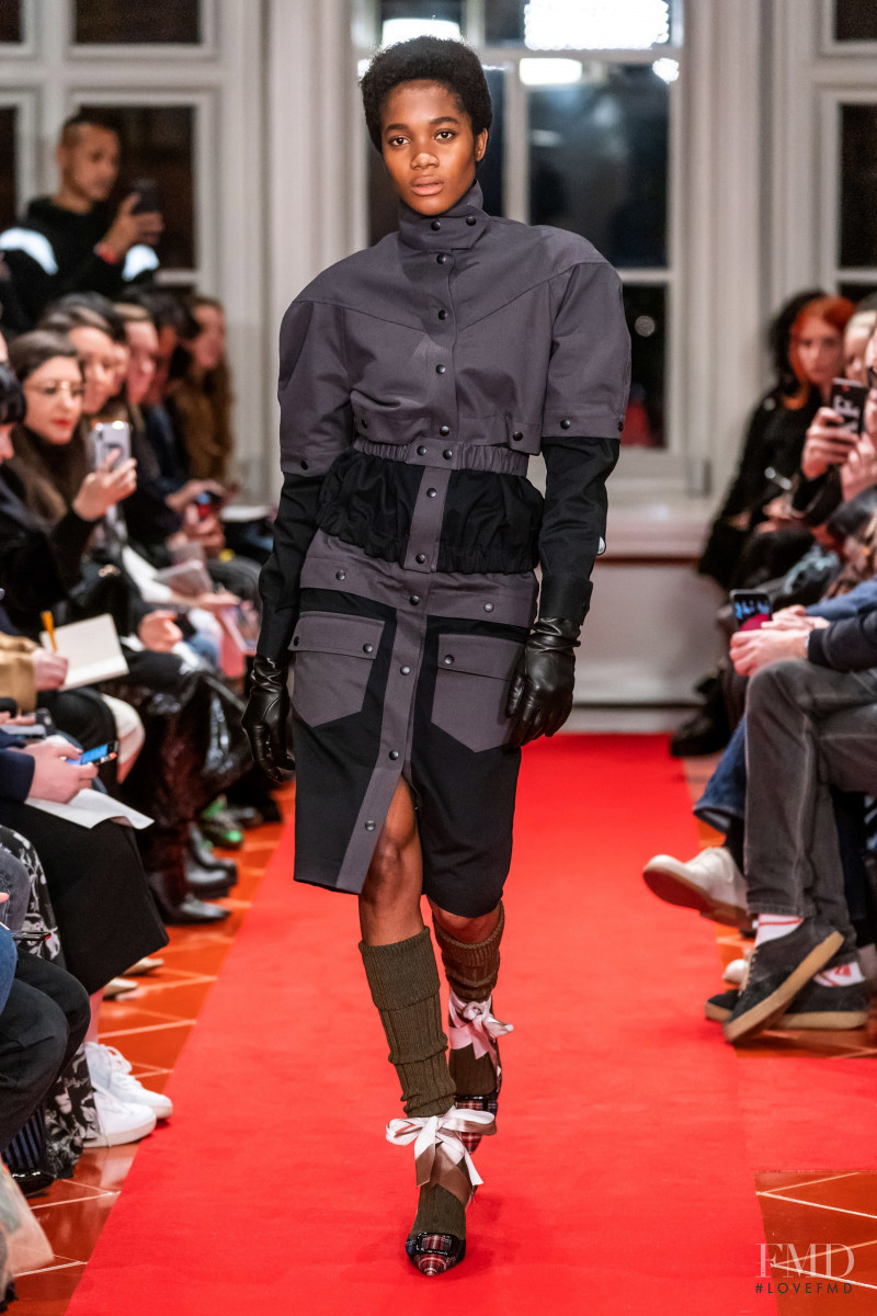 Nora Uchenna Omeire featured in  the Symonds Pearmain fashion show for Autumn/Winter 2019