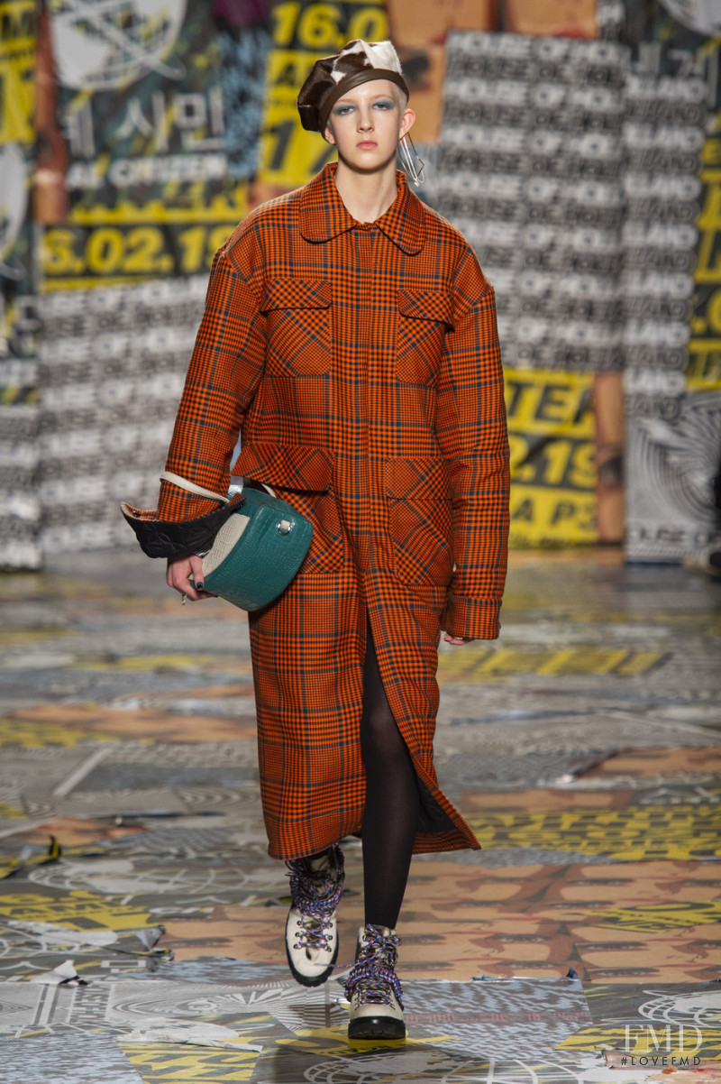Finn Buchanan featured in  the House of Holland fashion show for Autumn/Winter 2019