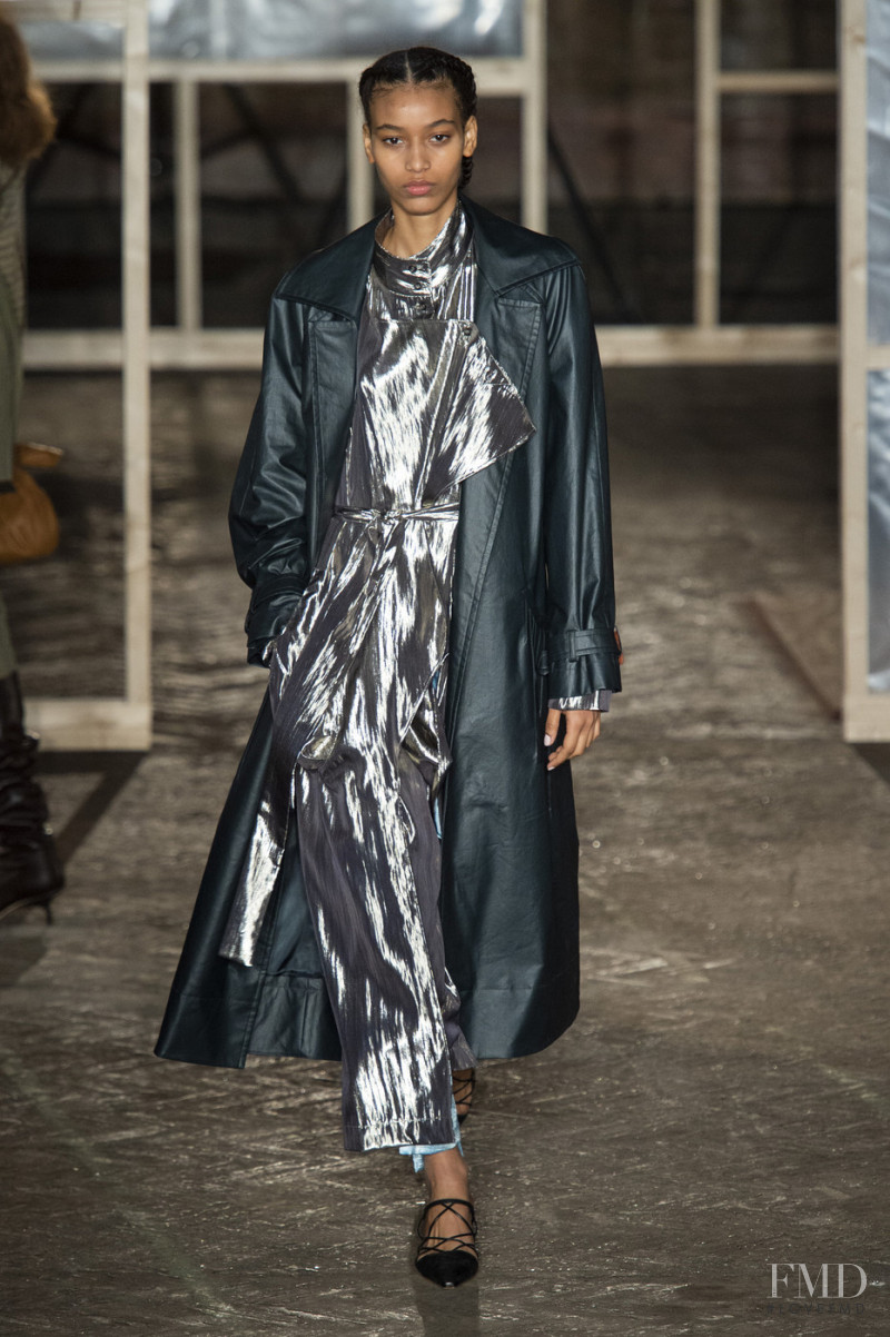 Manuela Sanchez featured in  the Rejina Pyo fashion show for Autumn/Winter 2019