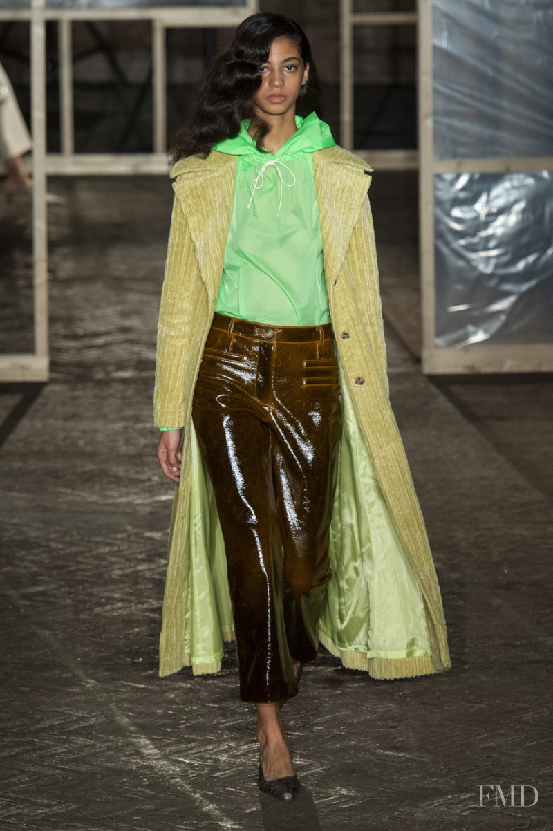 Rocio Marconi featured in  the Rejina Pyo fashion show for Autumn/Winter 2019