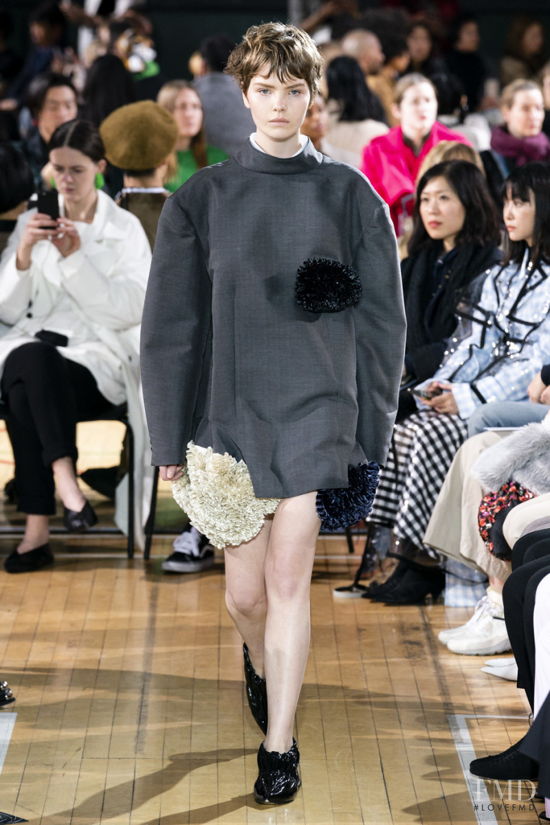 Minnie Wastie featured in  the Toga fashion show for Autumn/Winter 2019