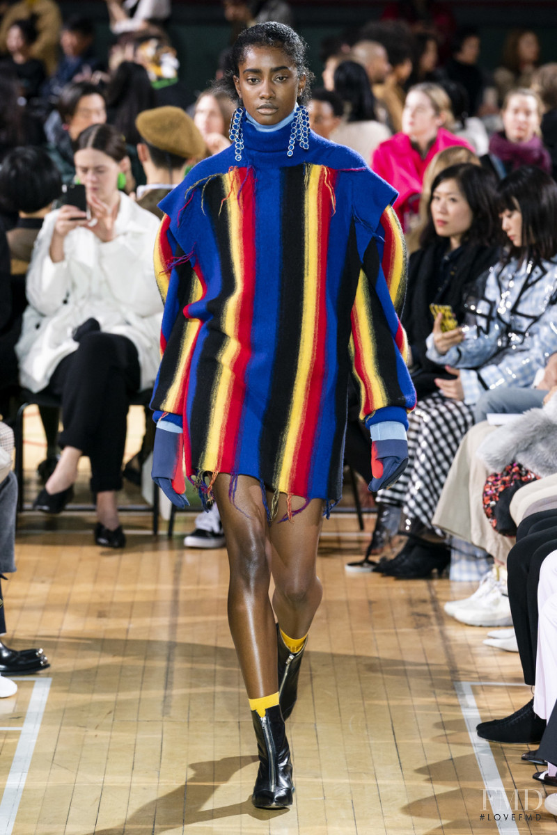 Crystal Noreiga featured in  the Toga fashion show for Autumn/Winter 2019