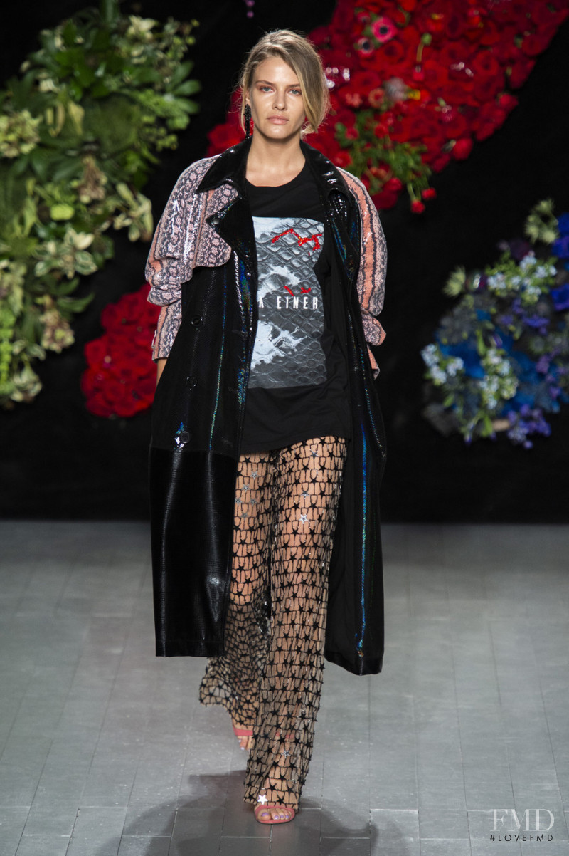 Leeny Ivanisvili featured in  the Roberta Einer fashion show for Autumn/Winter 2019