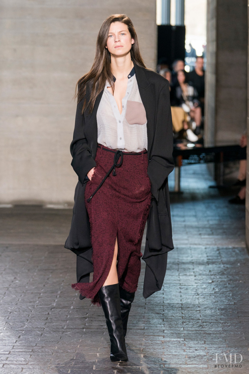 Eden Clark featured in  the Roland Mouret fashion show for Autumn/Winter 2019