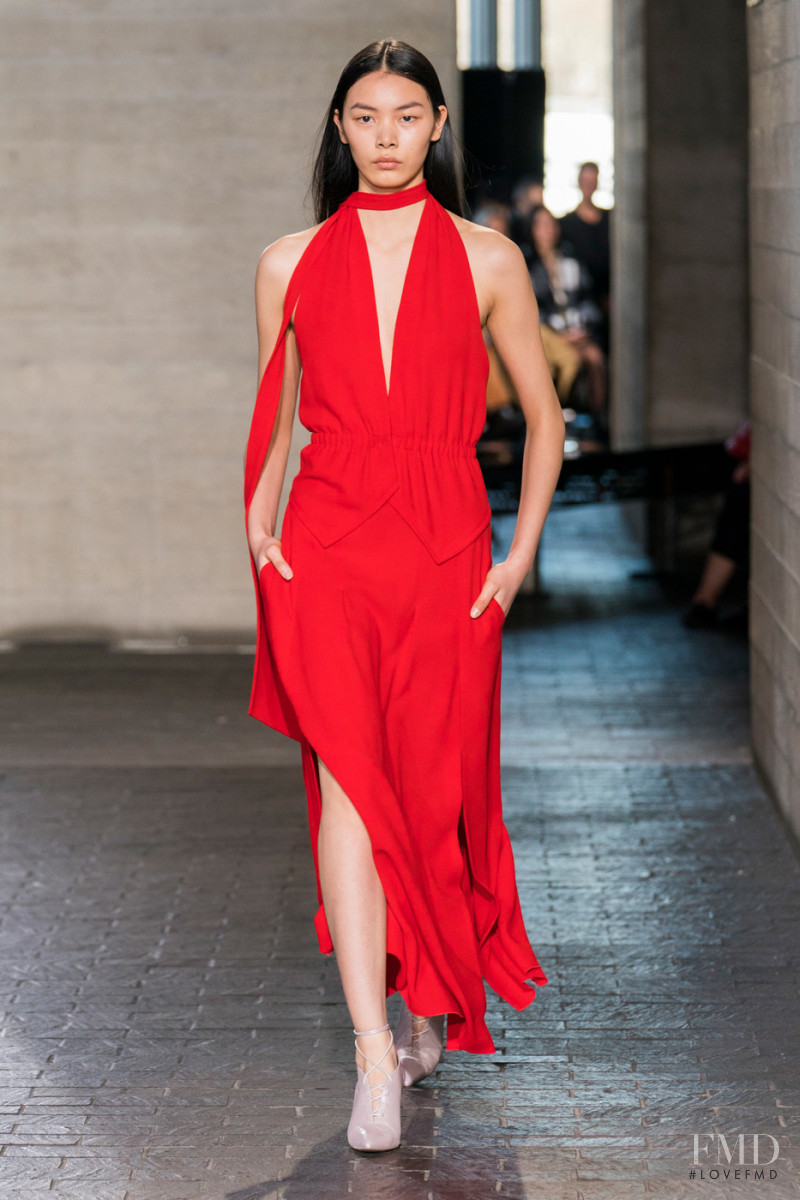 Bingbing Liu featured in  the Roland Mouret fashion show for Autumn/Winter 2019