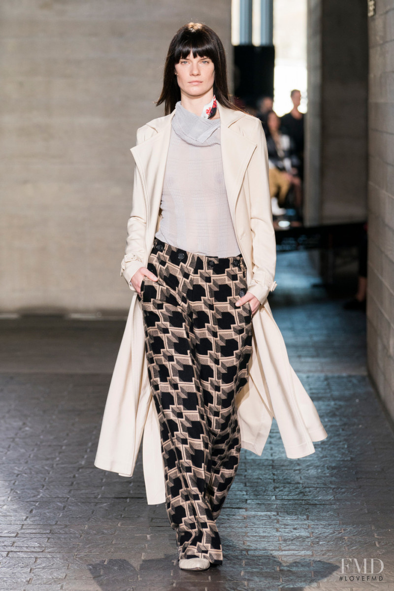 Querelle Jansen featured in  the Roland Mouret fashion show for Autumn/Winter 2019