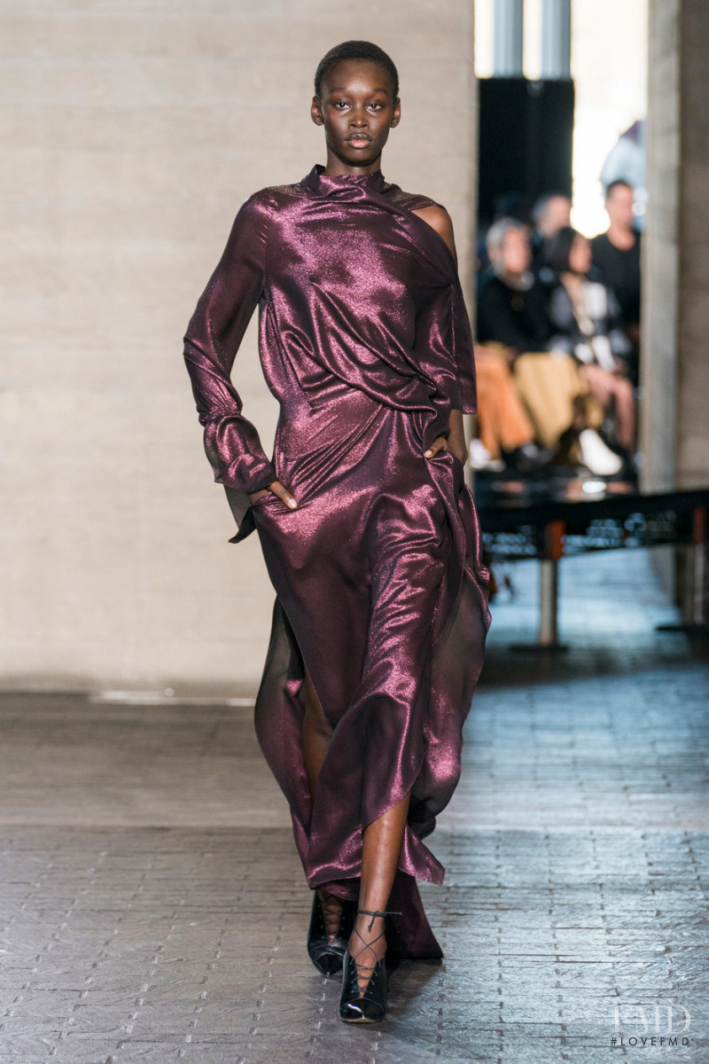 Sabah Koj featured in  the Roland Mouret fashion show for Autumn/Winter 2019