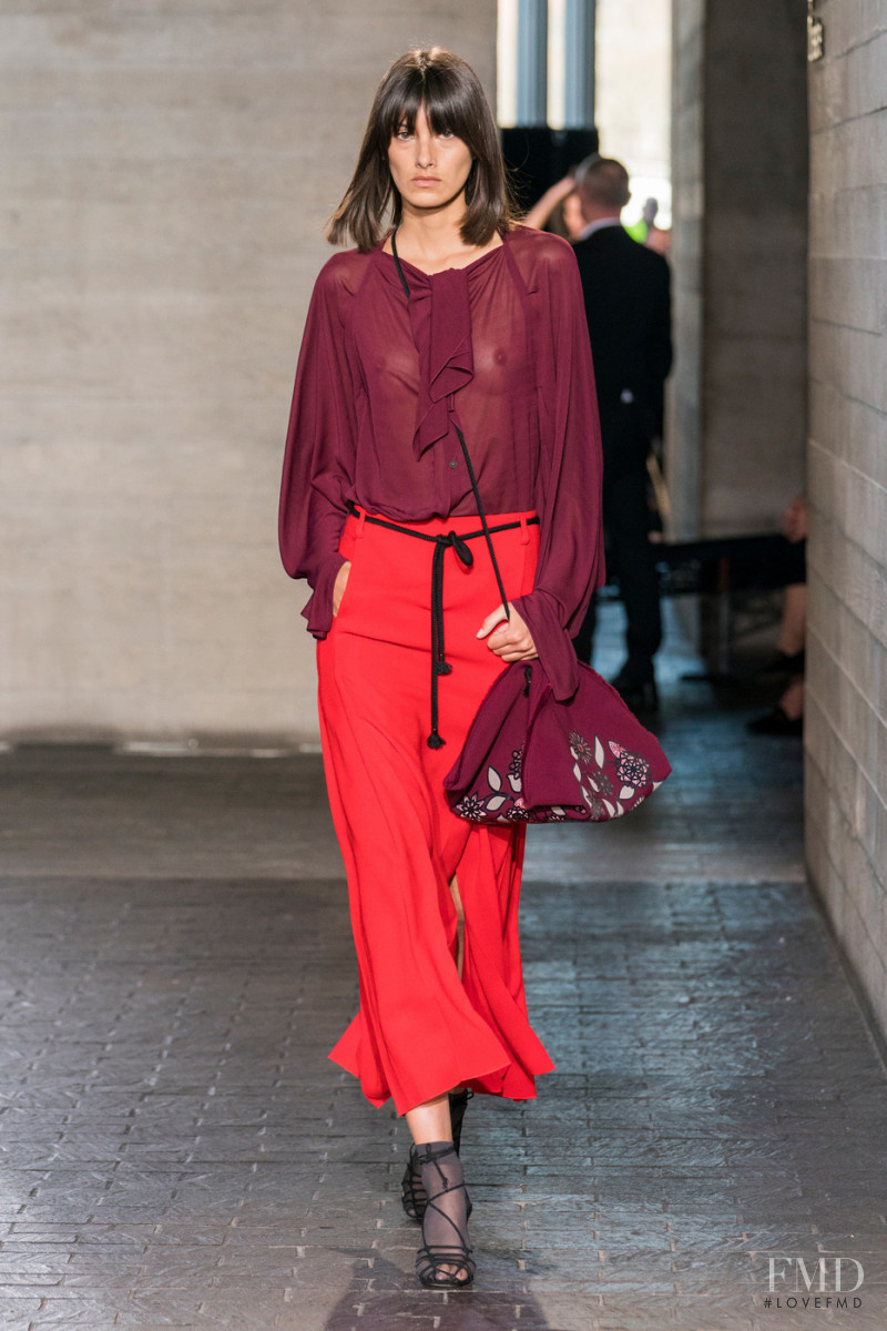 Rossana Latallada featured in  the Roland Mouret fashion show for Autumn/Winter 2019