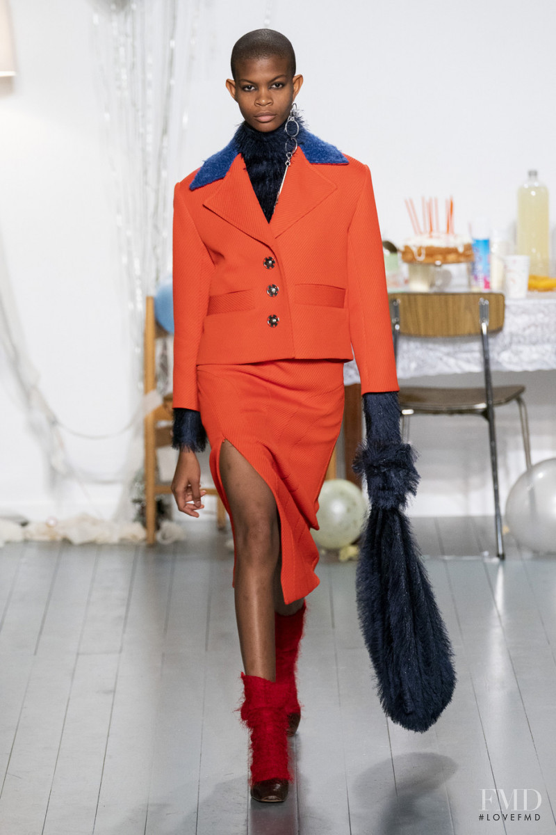 Amarachi Ironkwe featured in  the Richard Malone fashion show for Autumn/Winter 2019