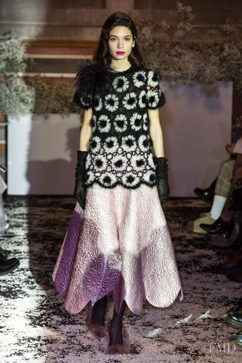 Ines Lopez featured in  the Ryan Lo fashion show for Autumn/Winter 2019