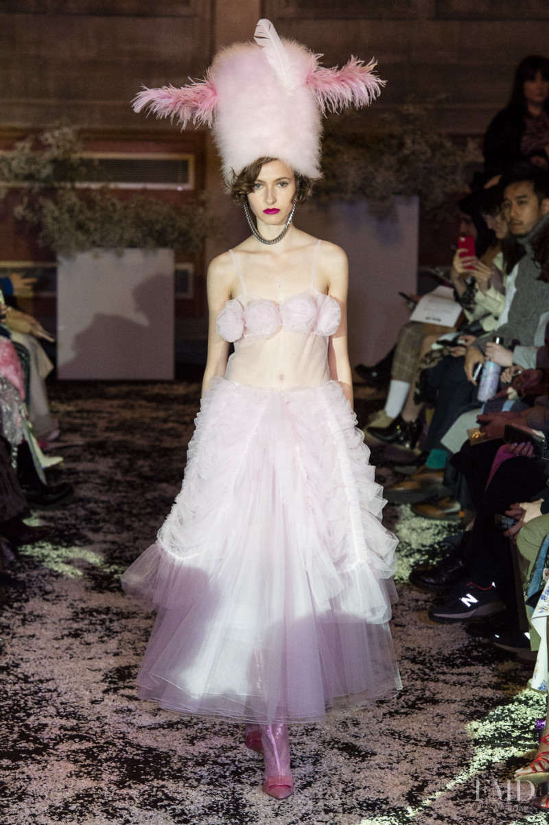 Mary Tish Phillips featured in  the Ryan Lo fashion show for Autumn/Winter 2019